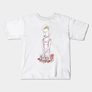 "girl in a hat" Kids T-Shirt